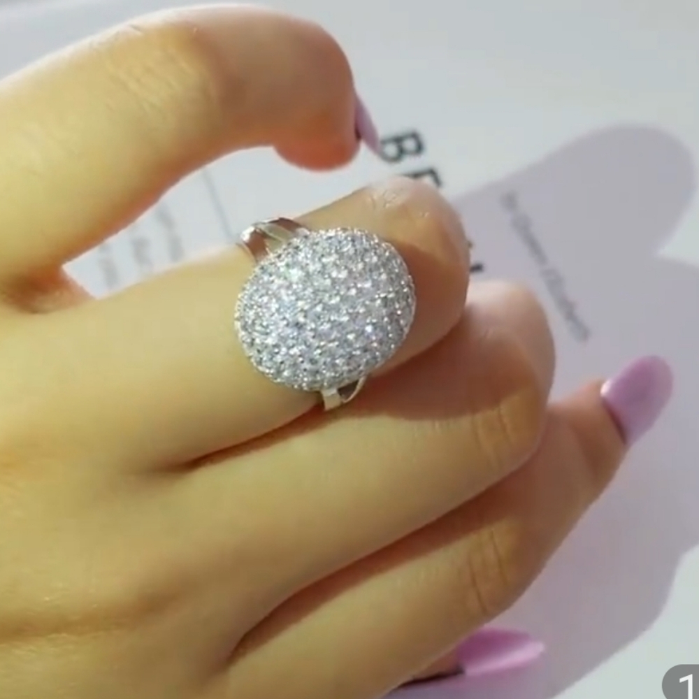 Simulated diamond 925sterling silver
